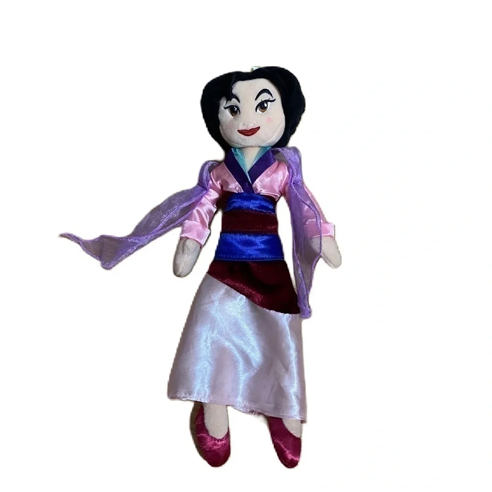 Disney Mulan Plush Doll Stuffed Kids Toy Purple Blue